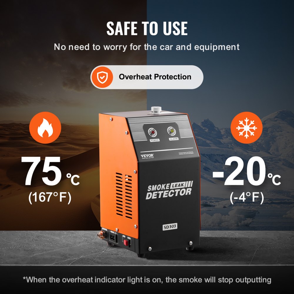 Automotive Smoke Machine Leak Detector EVAP Fuel Smoke Machine Leak Tester
