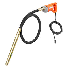Bostome 800W electric concrete vibrator with 6.6ft shaft and 1.81 inch vibrating head.