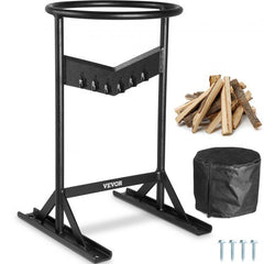 Firewood Kindling Splitter, 9``x17`` XL Wood Splitter, Unique V-Shaped Finger-Safety Blade, Manual Log Splitter for Wood Splitting, Heavy Duty Strong Steel Structure & Stability, Log Splitter