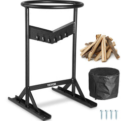 Firewood Kindling Splitter, 9``x17`` XL Wood Splitter, Unique V-Shaped Finger-Safety Blade, Manual Log Splitter for Wood Splitting, Heavy Duty Strong Steel Structure & Stability, Log Splitter