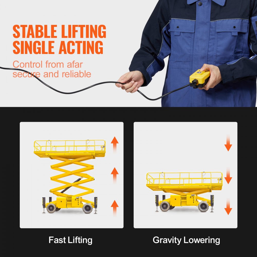 Bostome hydraulic pump with 20 quart reservoir and 12V DC motor for dump trailers.