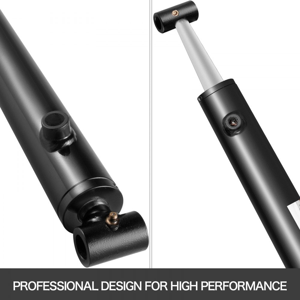 Bostome hydraulic cylinder with a 2" bore and 36" stroke, featuring durable construction.