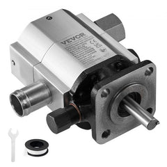 Hydraulic Log Splitter Pump, 11GPM, 2 Stage 3000PSI Wood Log Splitter Pump, 1`` Inlet 1/2`` NPT Outlet 3600 RPM Aluminum Hydraulic Gear Pump, for Small Engine Mounting Log Splitters Snowplow