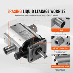 Hydraulic Log Splitter Pump, 11GPM, 2 Stage 3000PSI Wood Log Splitter Pump, 1`` Inlet 1/2`` NPT Outlet 3600 RPM Aluminum Hydraulic Gear Pump, for Small Engine Mounting Log Splitters Snowplow