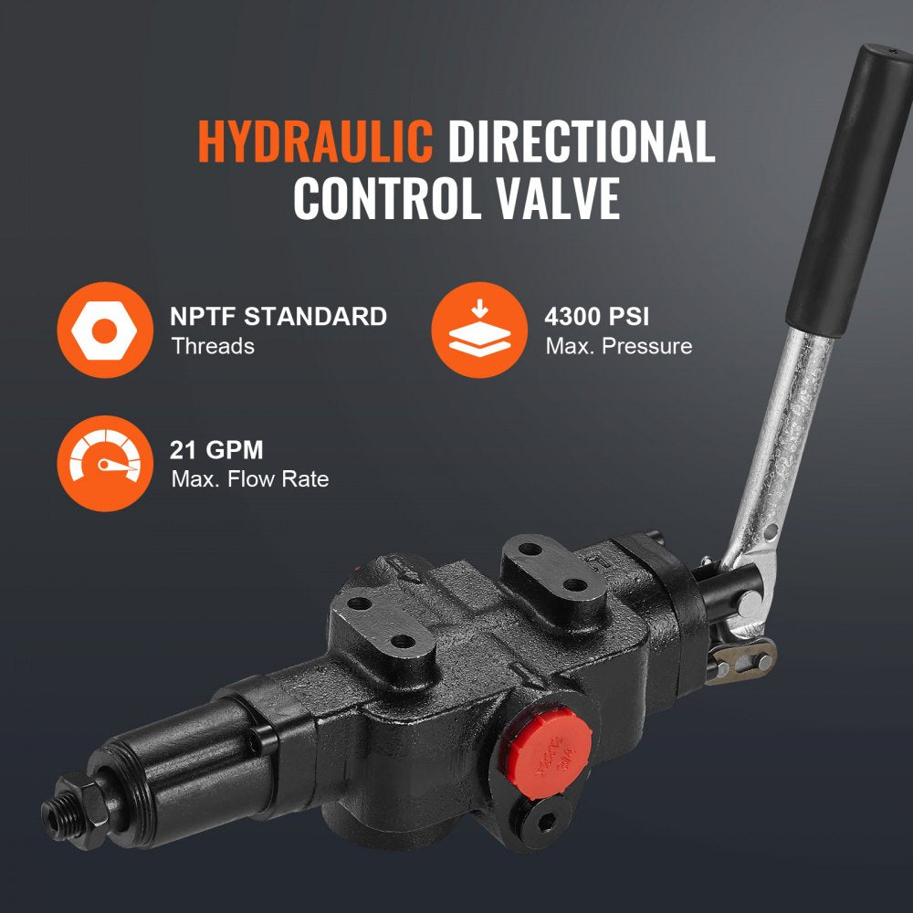 Hydraulic Wood Log Splitter Pump Kit, 22GPM, 2 Stage 4000PSI Aluminum Hydraulic Gear Pump, with Valve Coupling Installation Base 3/4`` NPT Outlet 3600 RPM, for Small Engine Mounting Log Splitter