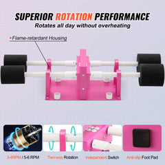 Bostome 4-arm tumbler spinner with adjustable foams for various cup sizes and dual rotation.