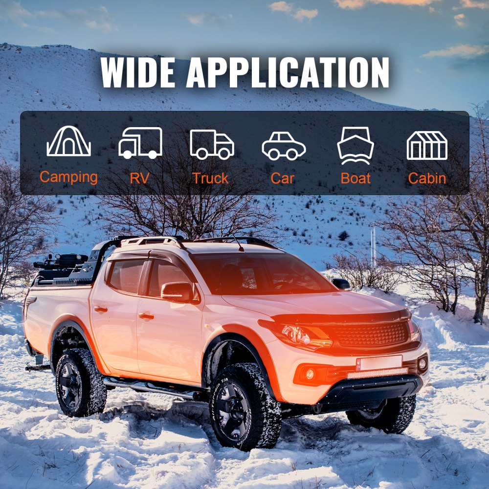 Diesel Air Heater All-in-one 12V 5KW LCD Remote Control for Car RV Indoors