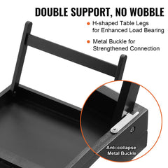 Bed Tray Table with Foldable Legs, Bamboo Breakfast Tray for Sofa, Bed, Eating, Snacking, and Working, Adjustable Tabletop Slope Serving Laptop Desk Tray, Portable Food Snack Platter, 20"x12.2"