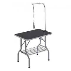 Pet Grooming Table Arm with Clamp, 36``x24`` Dog Grooming Station, Foldable Pets Grooming Stand for Medium and Small Dogs, Free No Sit Haunch Holder with Grooming Loop, Bearing 330lbs