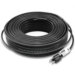 Bostome 120ft self-regulating pipe heating cable with 5W/ft output for winter protection.