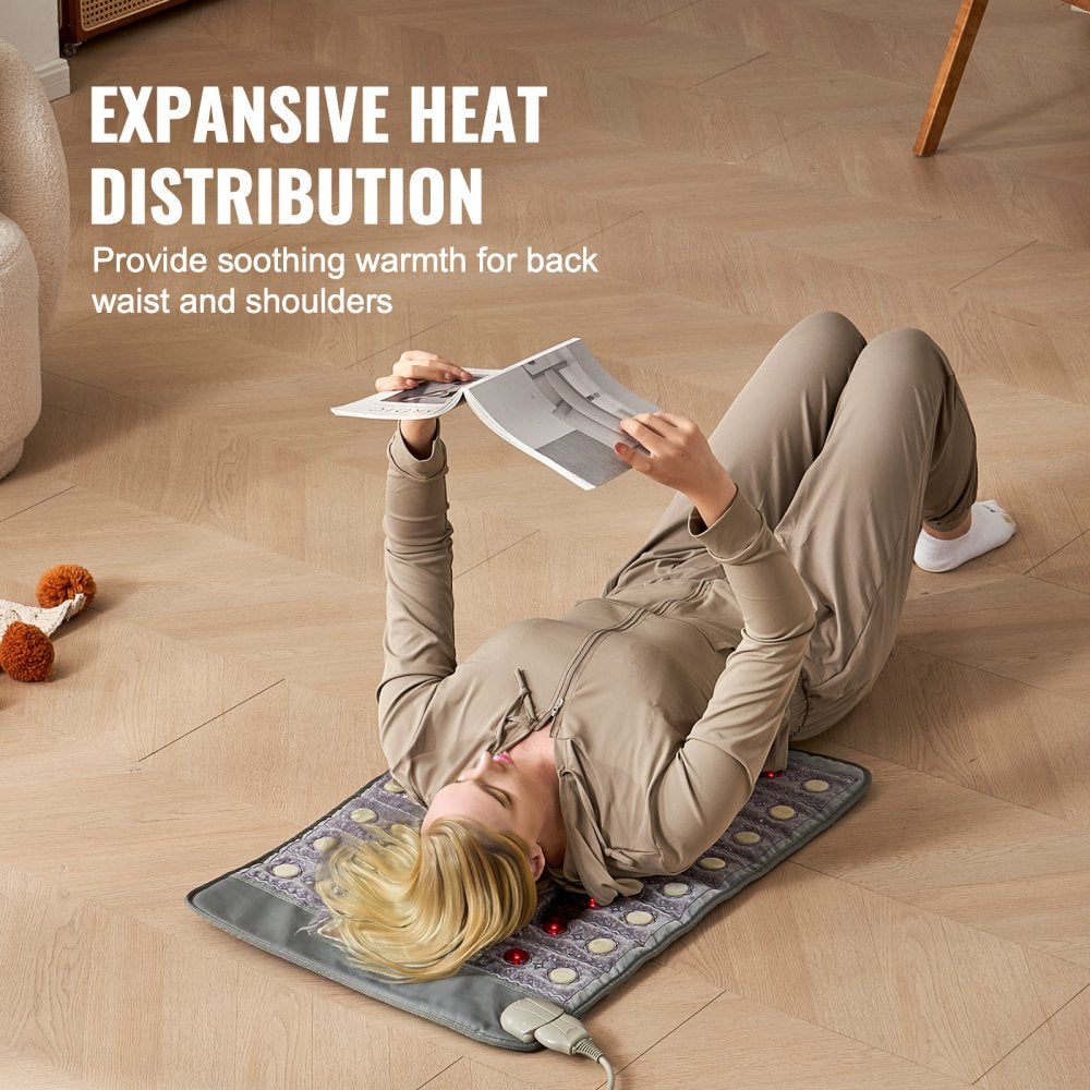 Far Infrared Heating Pad Jade & Tourmaline Stones Heating Pad 103 - 159℉