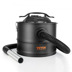Black 4-gallon Bostome ash vacuum cleaner with 1200W power and flexible hose.
