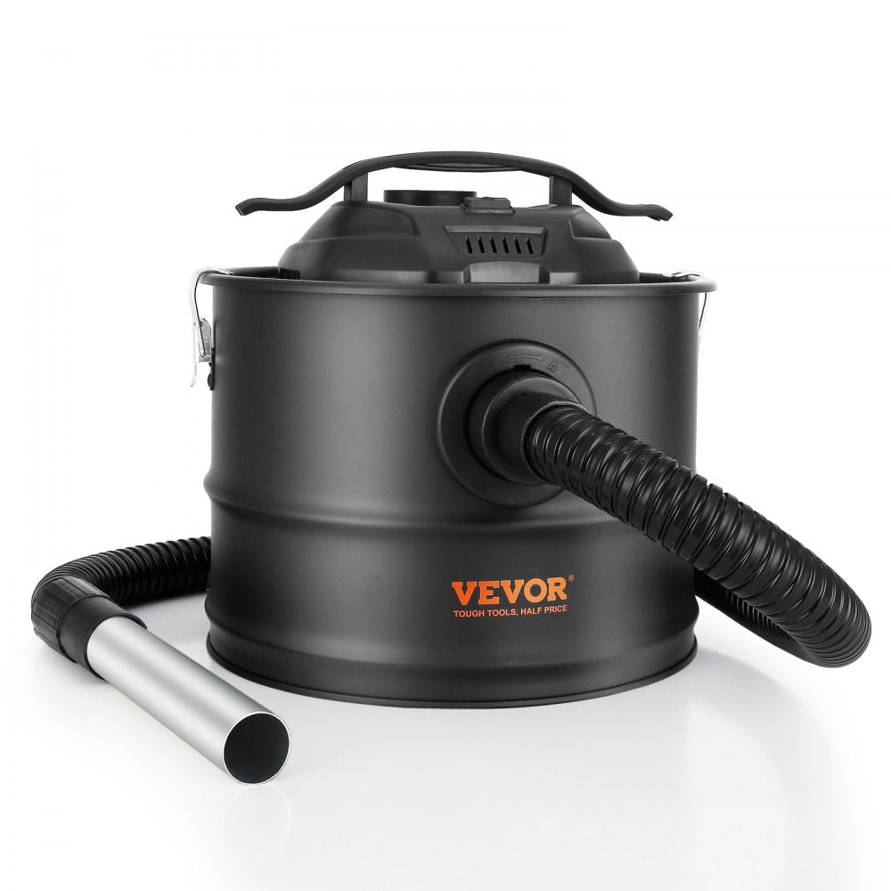 Bostome 4-gallon 1200W ash vacuum cleaner with flexible hose and attachments.