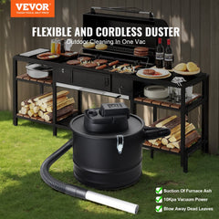 Bostome 15L ash vacuum cleaner with 10kPa power for fireplaces and pellet stoves.