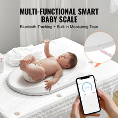 Baby Scale Smart Bluetooth Infant Digital Scale with Measuring Tape 88LBS