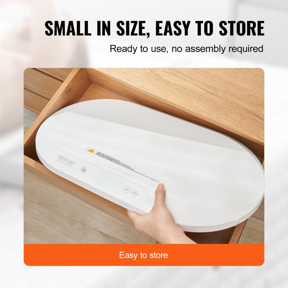 Baby Scale Smart Bluetooth Infant Digital Scale with Measuring Tape 88LBS