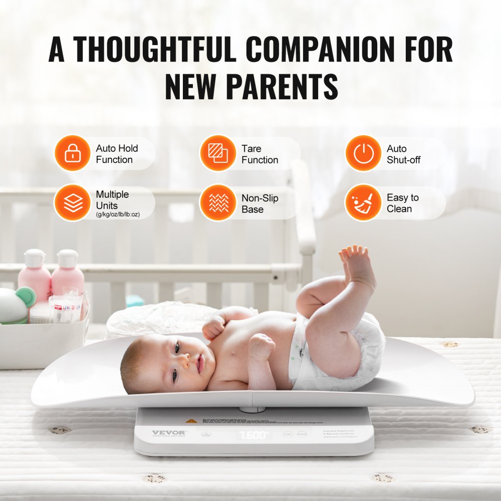 Baby Scale Smart Bluetooth Infant Weight Digital Scale with Hold Function