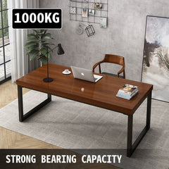 Set of 2 Steel Table Legs, 28``Height 27``Wide Dining Table Legs, Heavy Duty 3.1" Width Box Section Square Table Legs, 28x27x3.1 Inch Black Color Industrial Country Style Metal Dining Legs