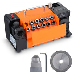 Bostome MR-13A drill bit sharpener with 11 collets and adjustable angle for precise sharpening.