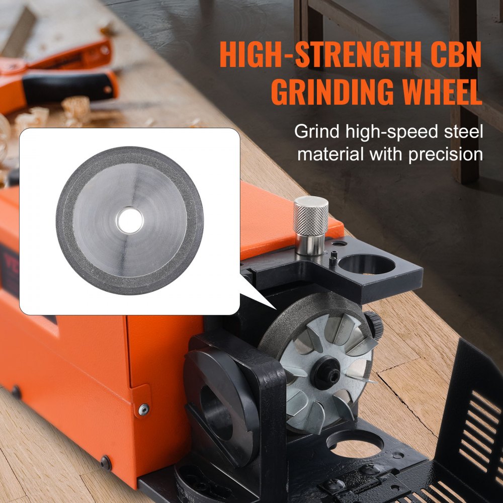 Bostome MR-13A drill bit sharpener with 11 collets and adjustable angle for precise sharpening.