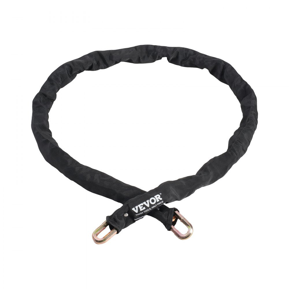 Bike Chain lock 5.91 ft Safety Bike chain lock 9.5 mm thick black, suitable for electric bikes, motorcycles