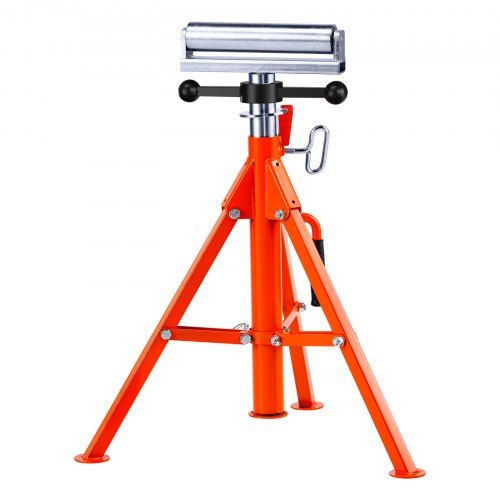 Bostome Roller Stand with adjustable height and sturdy triangular base for heavy loads.