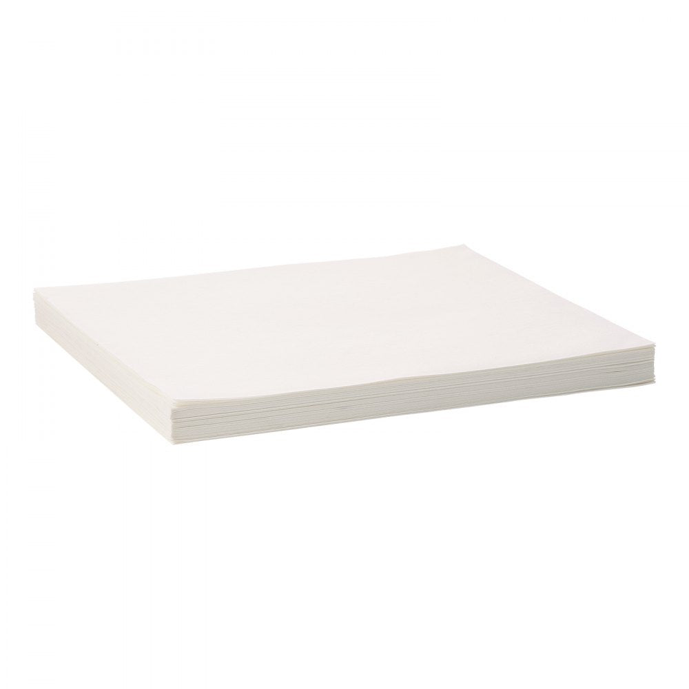 Fryer Filter Paper, 100 Sheets, 19.3" x 16.1", Replacement Deep Fryer Filter Sheets for 18L/38L Commercial Mobile Fryer Filter Machine, for Restaurant, Fast Food Shop, Carnival Concession Stand