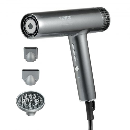 Professional Hair Dryer, 3.0 Million Negative Ions Blow Dryer, 98,000RPM High-Speed Brushless Motor, 3 Temp & 3 Speeds, Lightweight Salon Hair Blow Dryers with Nozzles & Diffuser for Home Travel