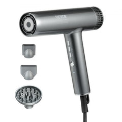 Professional Hair Dryer, 3.0 Million Negative Ions Blow Dryer, 98,000RPM High-Speed Brushless Motor, 3 Temp & 3 Speeds, Lightweight Salon Hair Blow Dryers with Nozzles & Diffuser for Home Travel