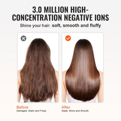 Professional Hair Dryer, 3.0 Million Negative Ions Blow Dryer, 98,000RPM High-Speed Brushless Motor, 3 Temp & 3 Speeds, Lightweight Salon Hair Blow Dryers with Nozzles & Diffuser for Home Travel
