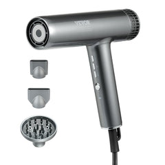 Professional Hair Dryer, 3.0 Million Negative Ions Blow Dryer, 98,000RPM High-Speed Brushless Motor, 3 Temp & 3 Speeds, Lightweight Salon Hair Blow Dryers with Nozzles & Diffuser for Home Travel