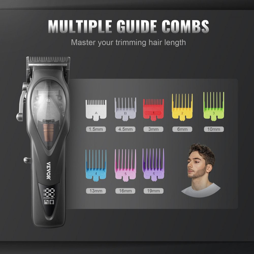 Professional Hair Clipper Men`s Barber Clipper 10000RPM & DLC Fade Blade