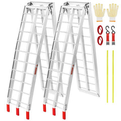 Aluminum Ramp 1500 LBS Foldable Loading Ramps for Pickup Trucks Bed 2 PCS