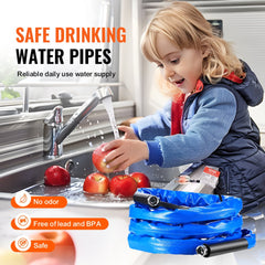 15ft Heated Water Hose for RV -45℉ Antifreeze Heated Drinking Water Hose