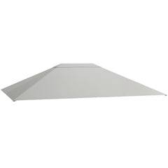 10' x 13' Gazebo Canopy Replacement Roof for 84C-116, Light Gray