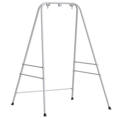 Hammock Chair Stand  Indoor and Outdoor Use with Anti-Slip Foot Pads, 2 Carabiners, White
