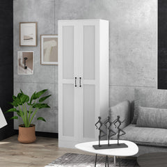 Storage Cabinet w/ Adjustable Shelves, Pantry, White