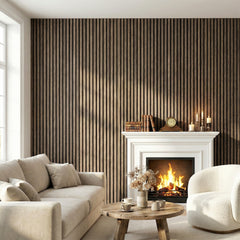 47" x 24" Wood Panels for Wall, 4 Pack Acoustic Panels, Sound Absorbing Slat Wall for Wall Decor, Home, Walnut